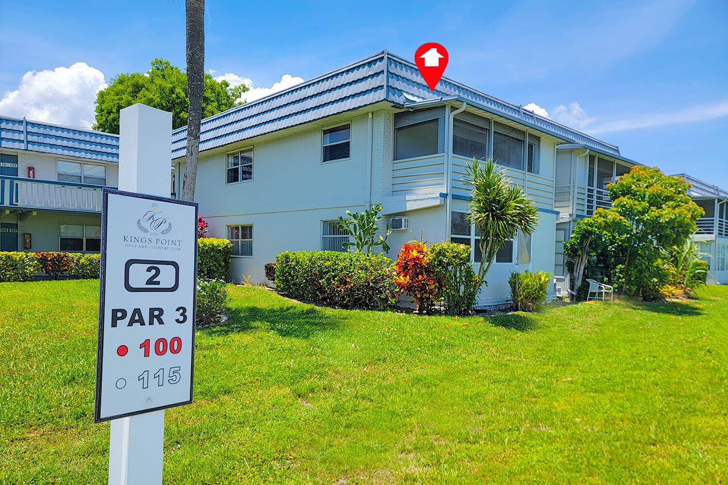 GOLF COURSE WATER VIEWS from this top floor condo with no upstairs neighbors features a screened in balcony located in the highly sought after Tuscany B section of Kings Point ...