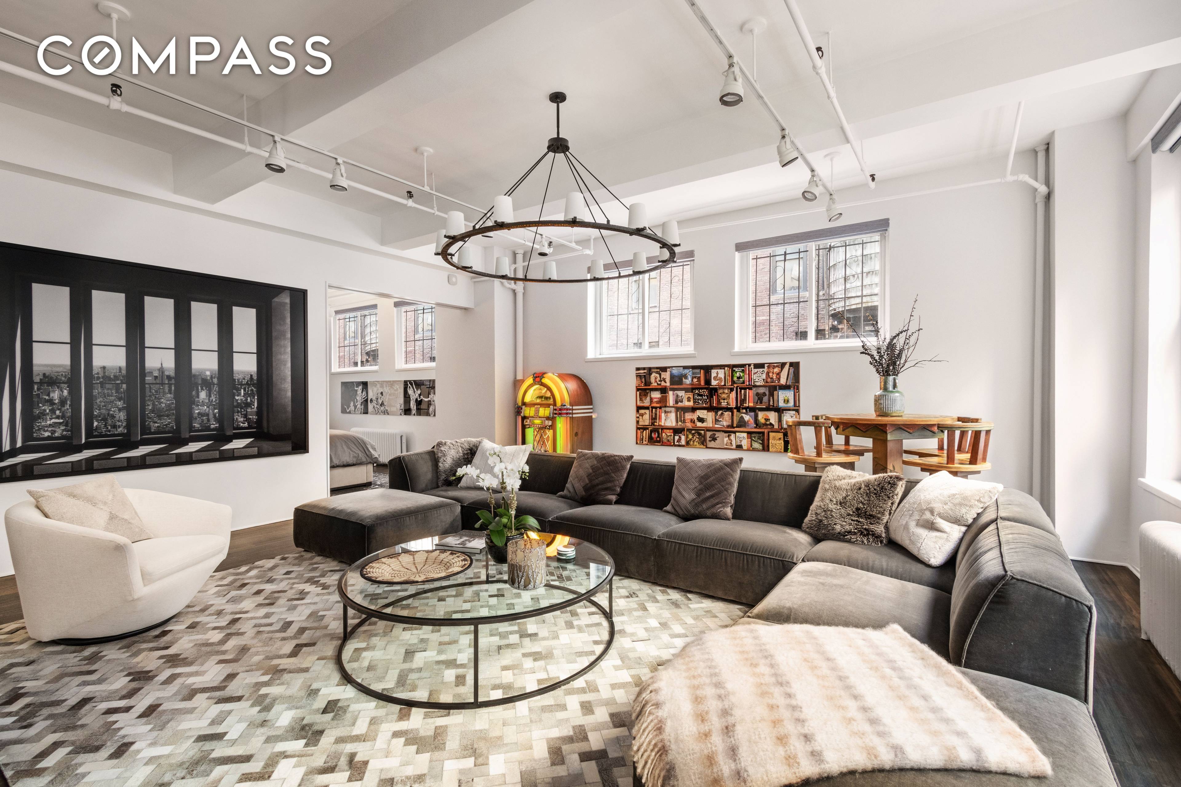 CHIC AND LOFTY LIFESTYLE Make yourself at home in this spectacular corner loft in the Fashion District, where high 12 foot ceilings, oversized windows, and North and West exposures create ...