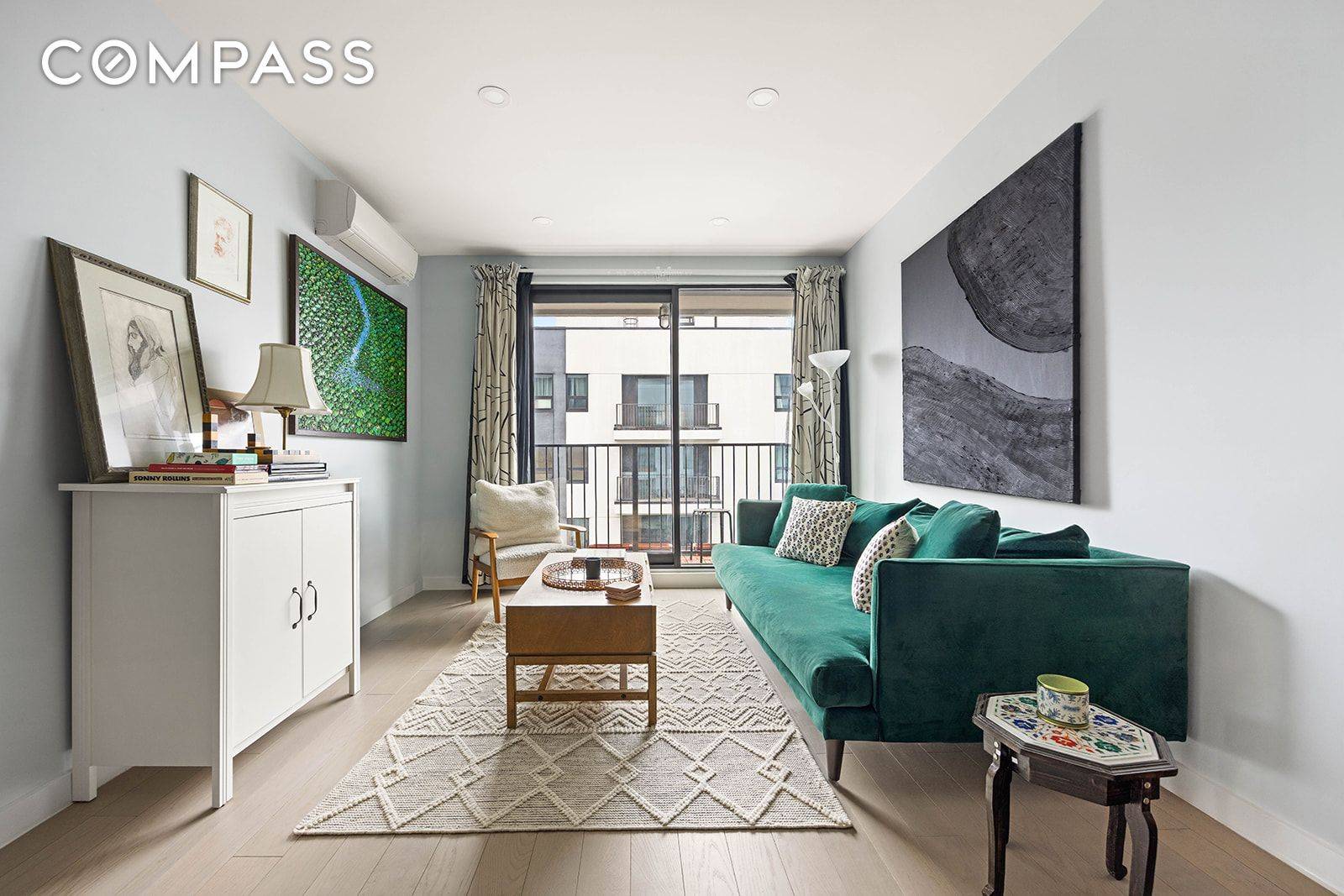 Welcome to Unit 3D at The Evergreen on Putnam, a thoughtfully designed 2 bedroom condominium with an open layout, premium finishes and a private balcony in one of Brooklyn s ...