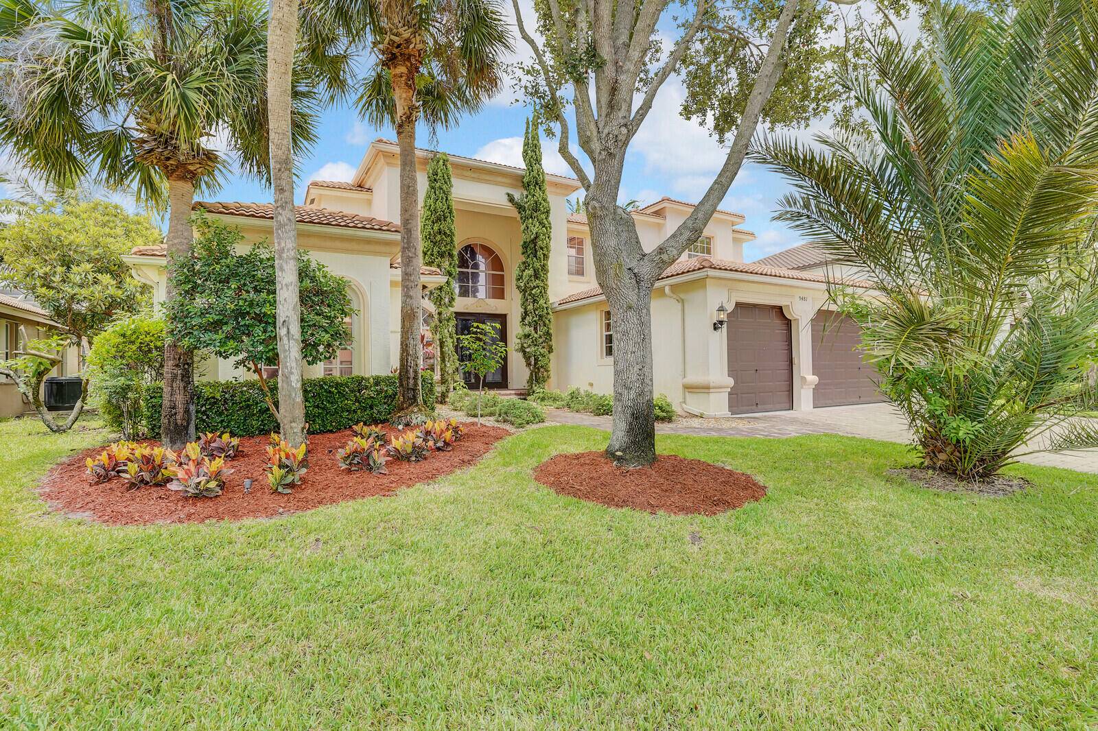 Discover this spacious and beautifully designed 5 bedroom, 4 bathroom Mediterranean style home located in the sought after community of Isola Bella Estates.
