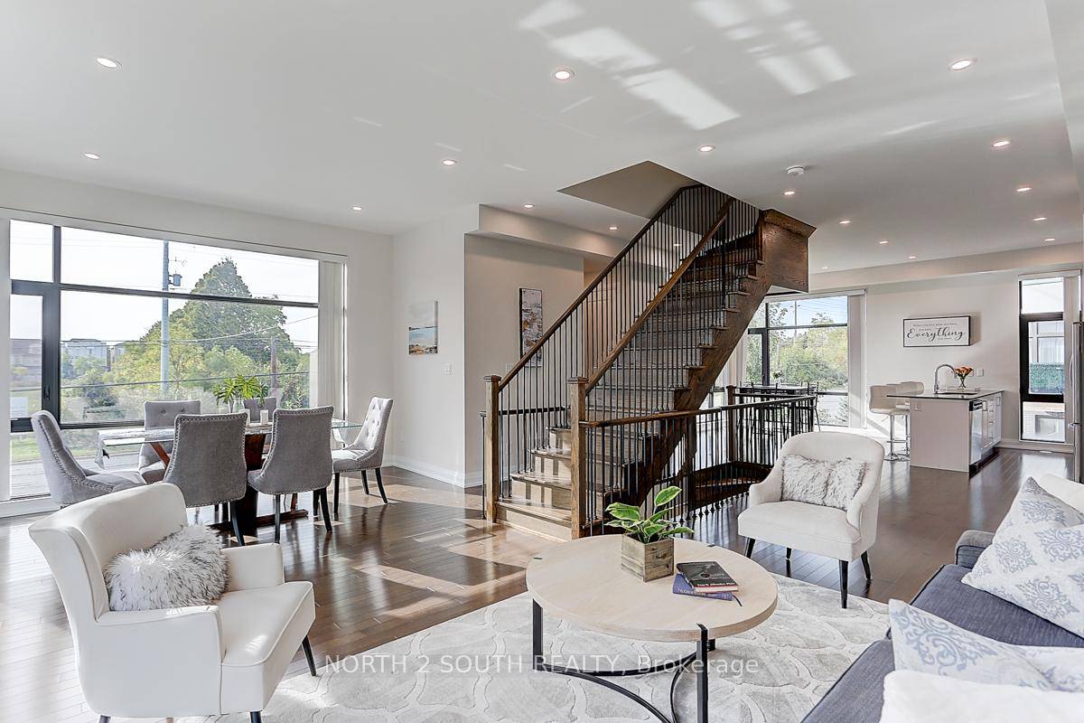 Beautifully upgraded end unit townhouse featuring approx.