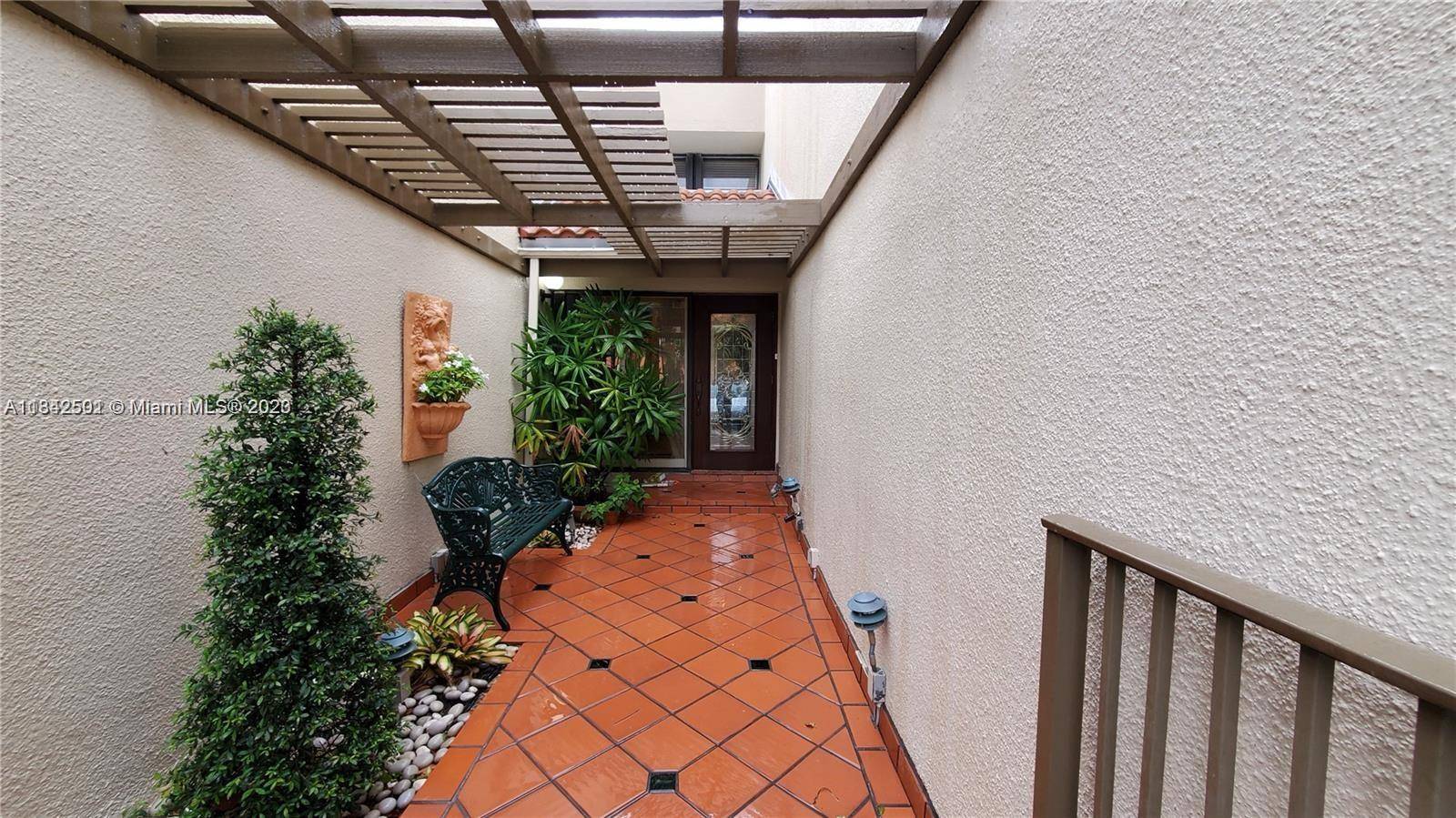 Spacious 3 3 townhouse with 2019 adj sf in the gated community of Dadeland Walk.
