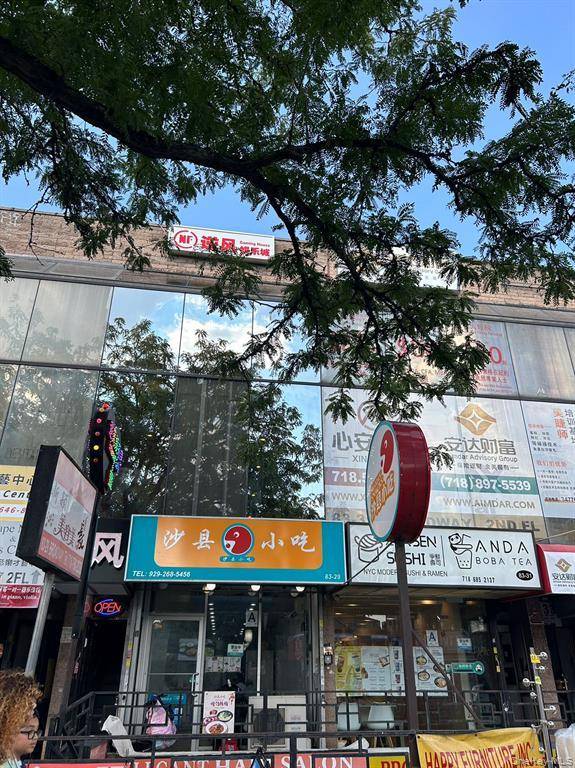 Located in the busiest business district of Elmhurst, Two blocks away for subway stations E, F, M, and R train.