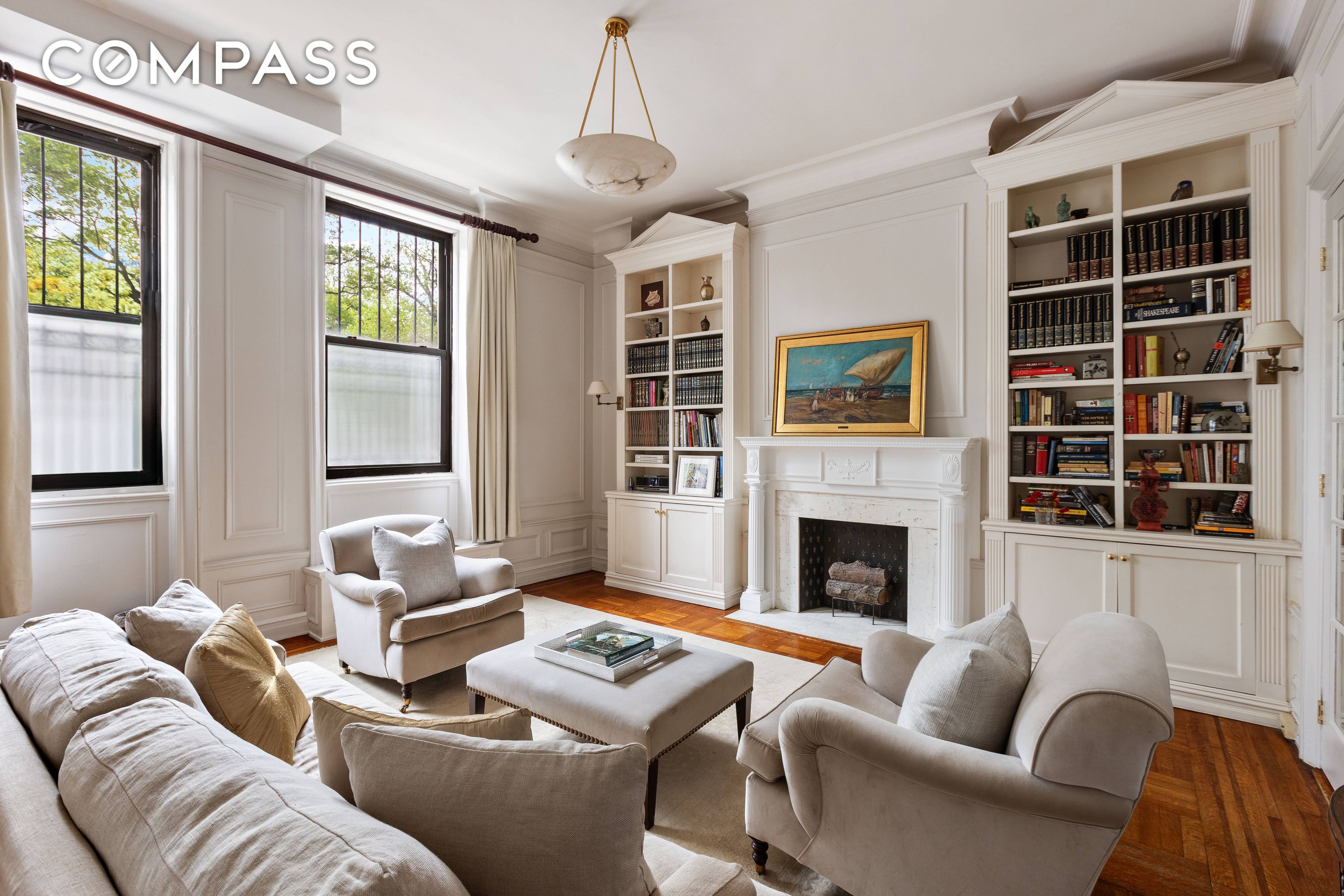 Welcome home to 271 Central Park West, an elegant, flexible two bedroom unit with Central Park just outside your front door.