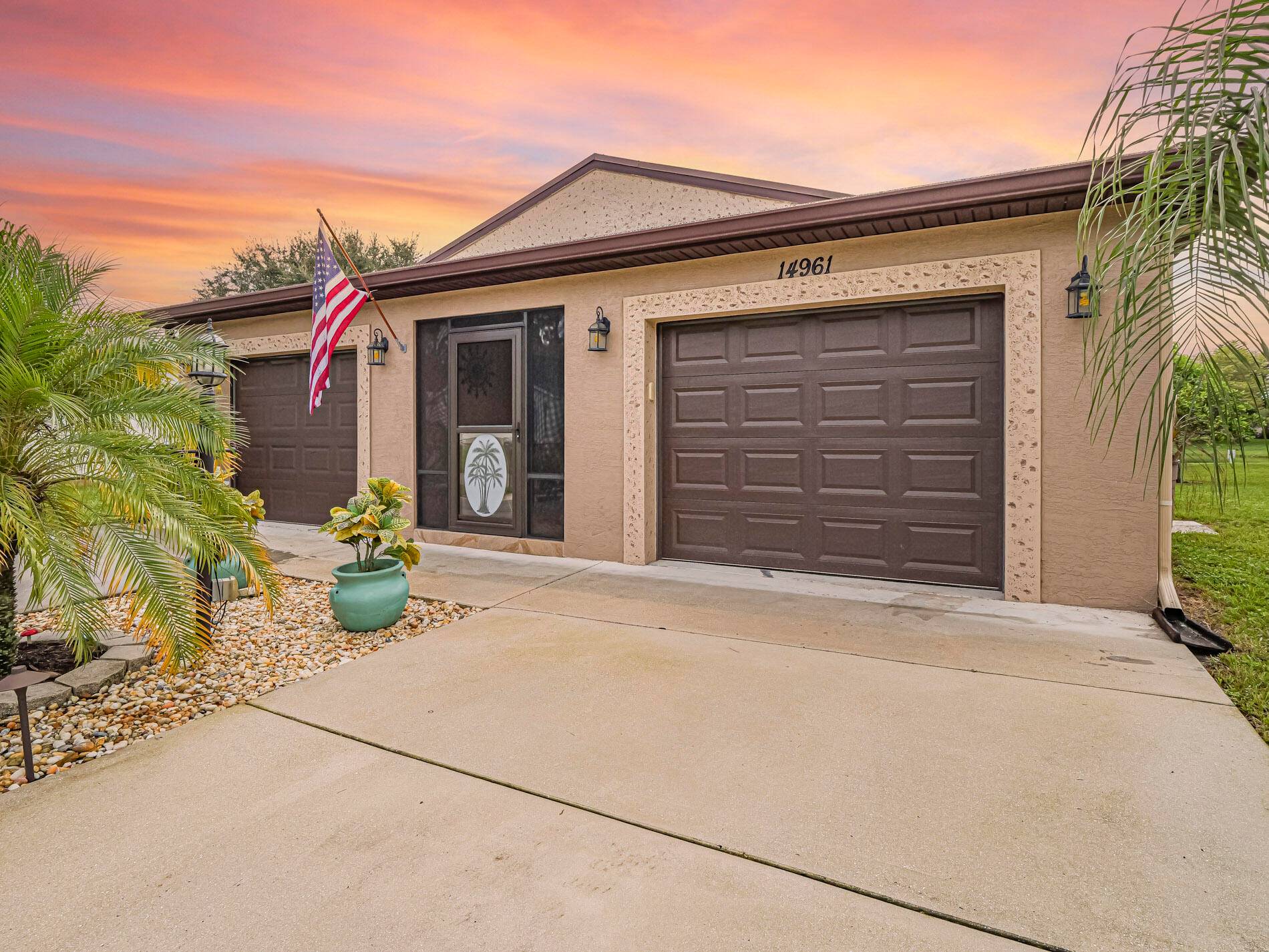 This stunning CBS home sits on a prime lot, offering serene vistas that will make you feel like you're on a permanent retreat.