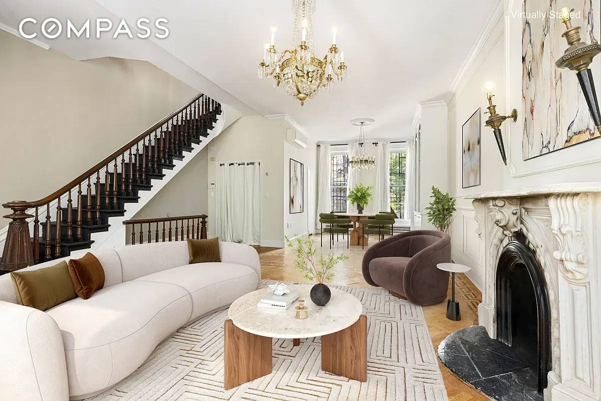 Rarely Available Historic Brownstone Directly Across From Fort Greene Park Step into timeless elegance directly across from Fort Greene Park.