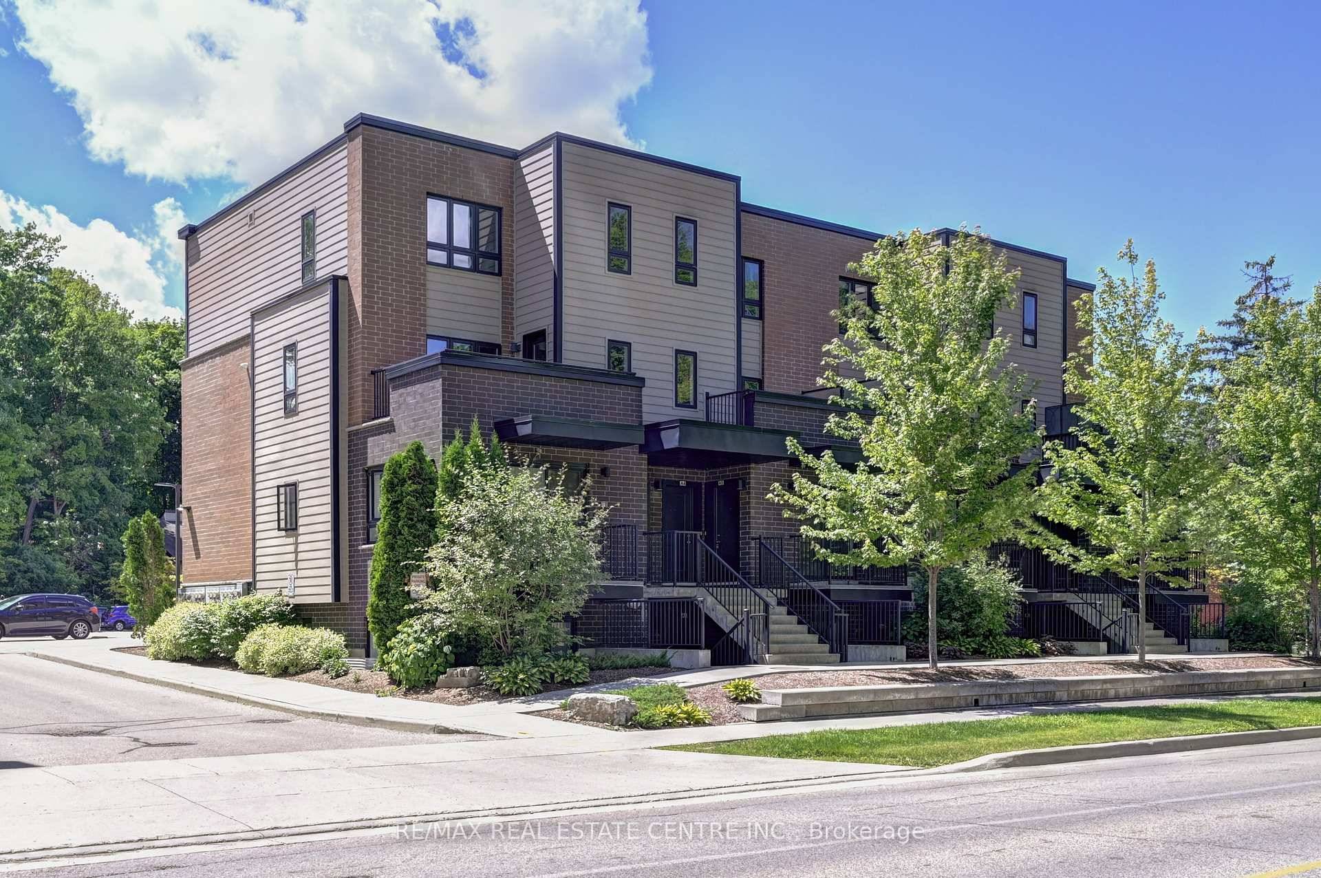 Stacked townhouse with 3 rooms available at Homer Watson and Bleams.