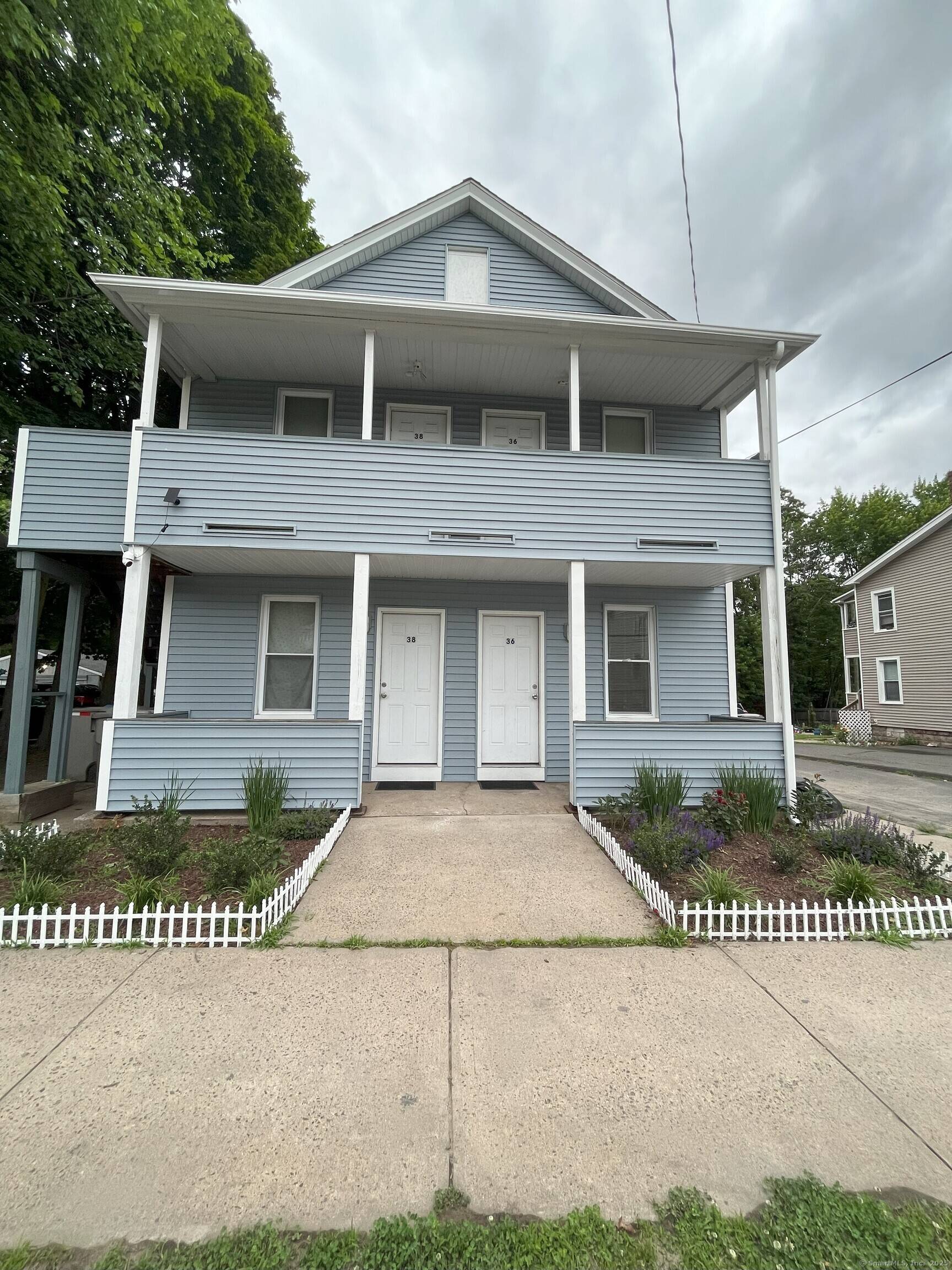 Fully occupied four family with four one bedroom, one bath units.