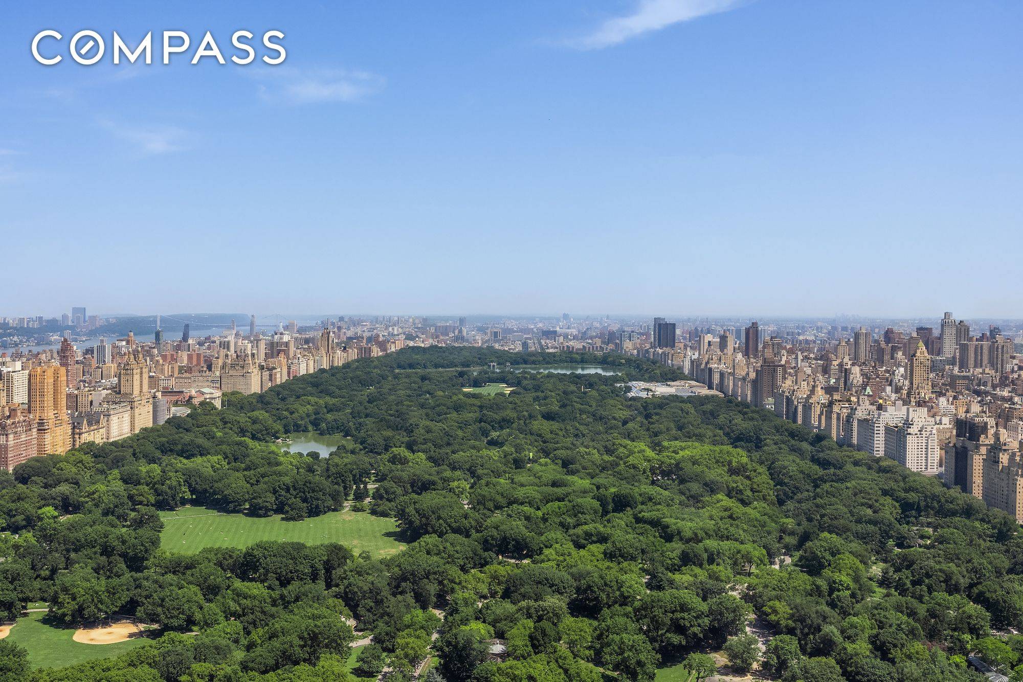 Positioned at the perfect elevation over Central Park with jaw dropping unobstructed views to the north and incredible exposures onto iconic towers including the Empire State Building to the south, ...