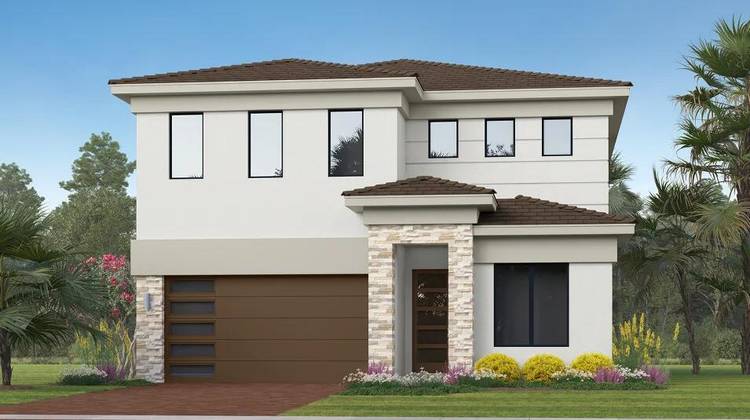 This new two story home is ready for modern lifestyles.