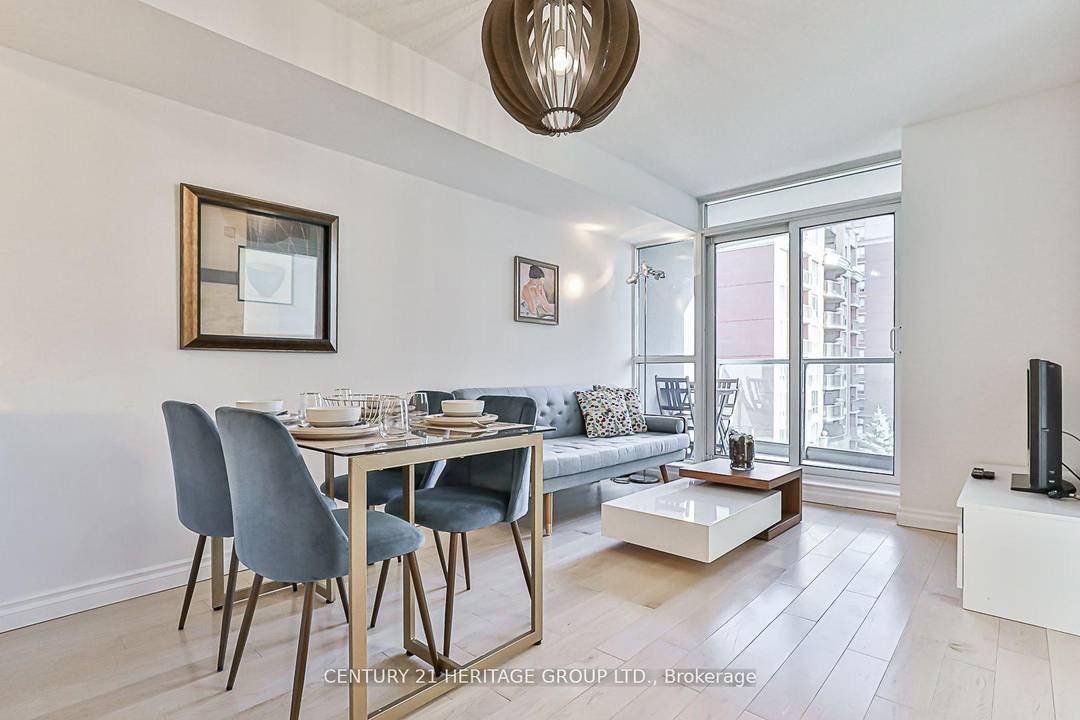 All inclusive designer fully furnished 1 bedroom condo in the heart of North York, ideal for short term stays and available for immediate occupancy.