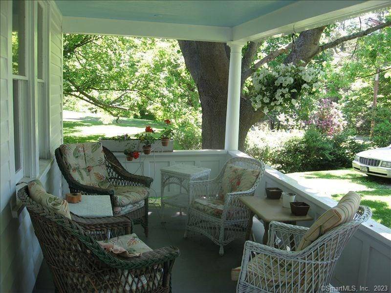 August rental in the village of historic New Preston with shops and dining.