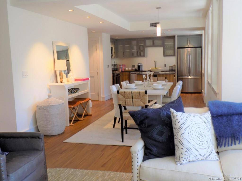 HIGH END LIVING This home is located in the Golden Triangle of downtown Westport.