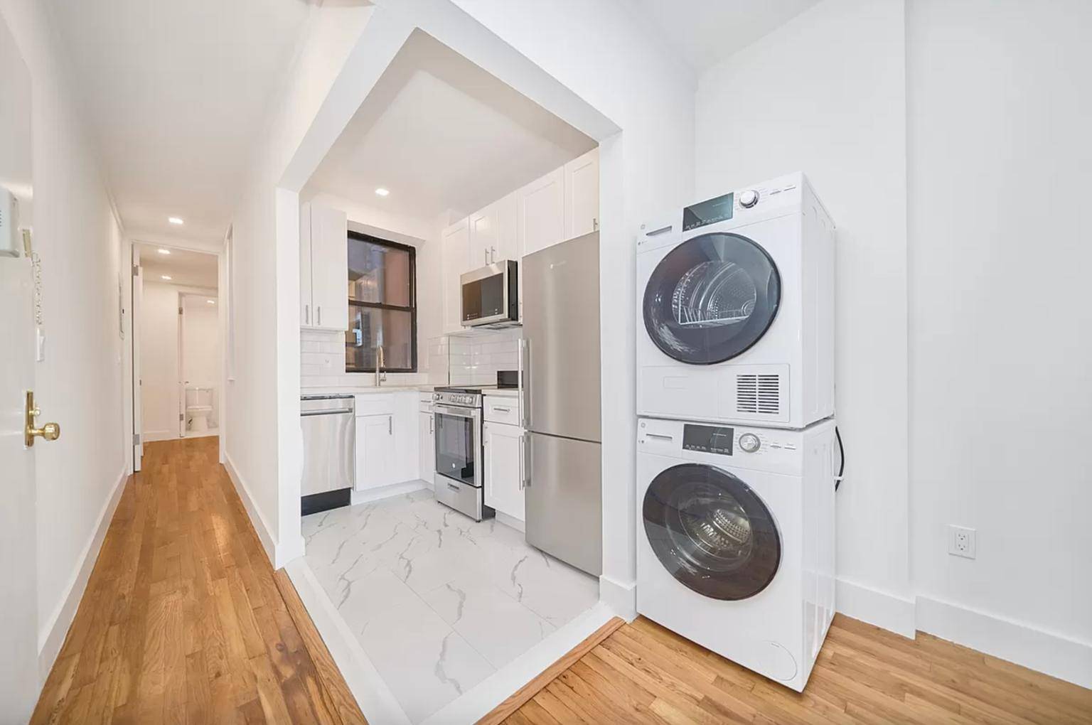 INQUIRE FOR VIDEO AVAILABLE JUNE 1 BRAND NEW RENOVATION Live in this newly gut renovated, never before lived in 1BR 1BA apartment in a brand new building with a water ...