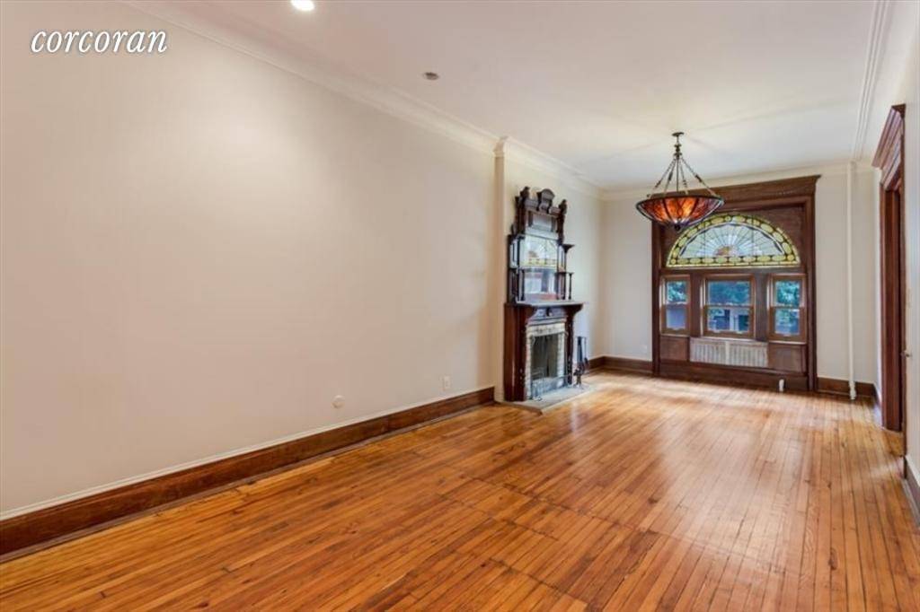 Once in a lifetime, storybook rich, 2800 square foot five 5 bedroom, 3 bath TRIPLEX in Victorian brick stone townhouse at premium Slope address 2 blocks to Prospect Park, shopping, ...