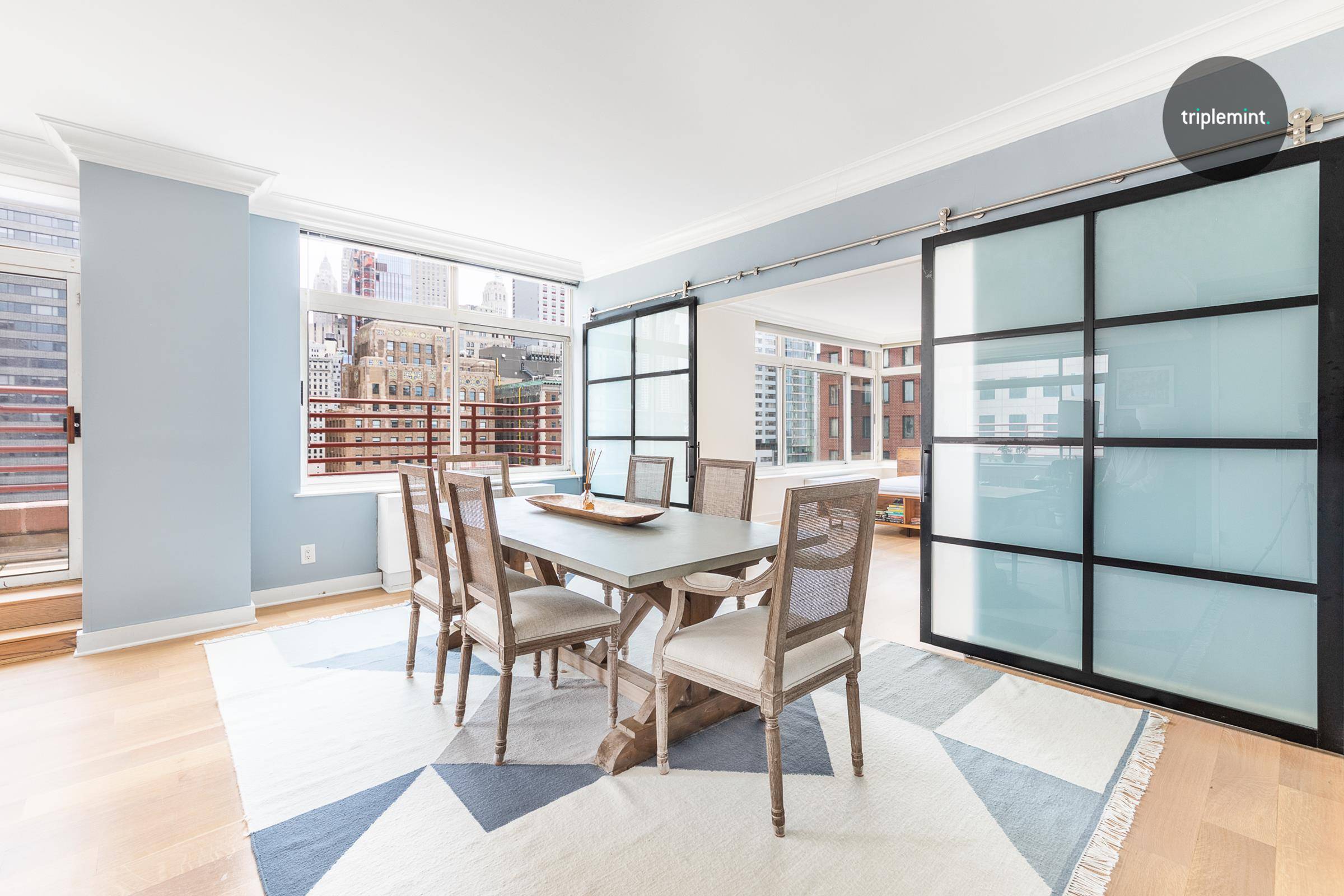 100, 000 PRICE DROPOpen floor plan W D and Recessed Wrap Around TerraceWelcome to a newly constructed loft like sun filled 2 bed, 2 bath penthouse with a spectacular private ...