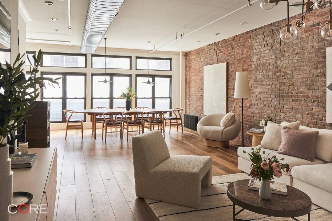 No detail was spared during the renovations of this one of a kind full floor loft.