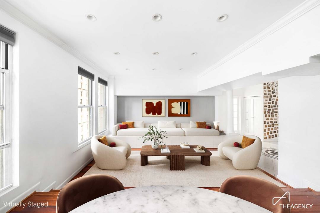 Perched on the top floor of The Madison Parq, Residence 12A is a bright and spacious one bedroom in prime NoMad.