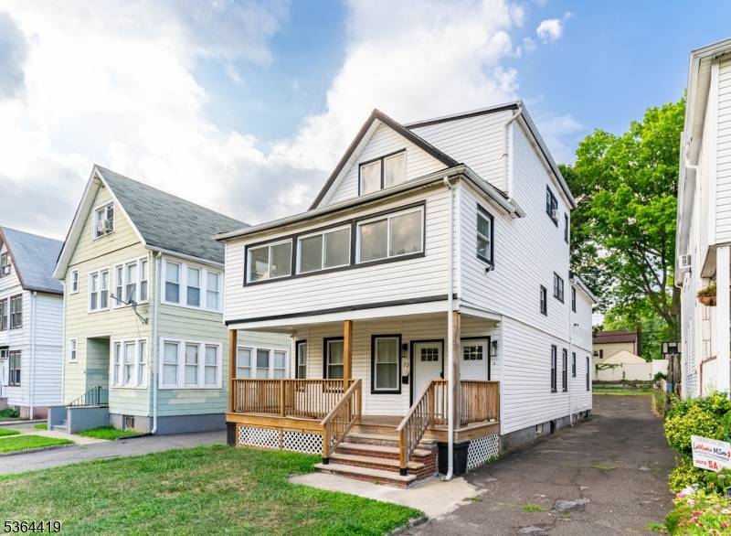 GLEN RIDGE BORDER 2 FAM WITH SEPARATE WALK UP THIRD FLOOR W FULL BATH.