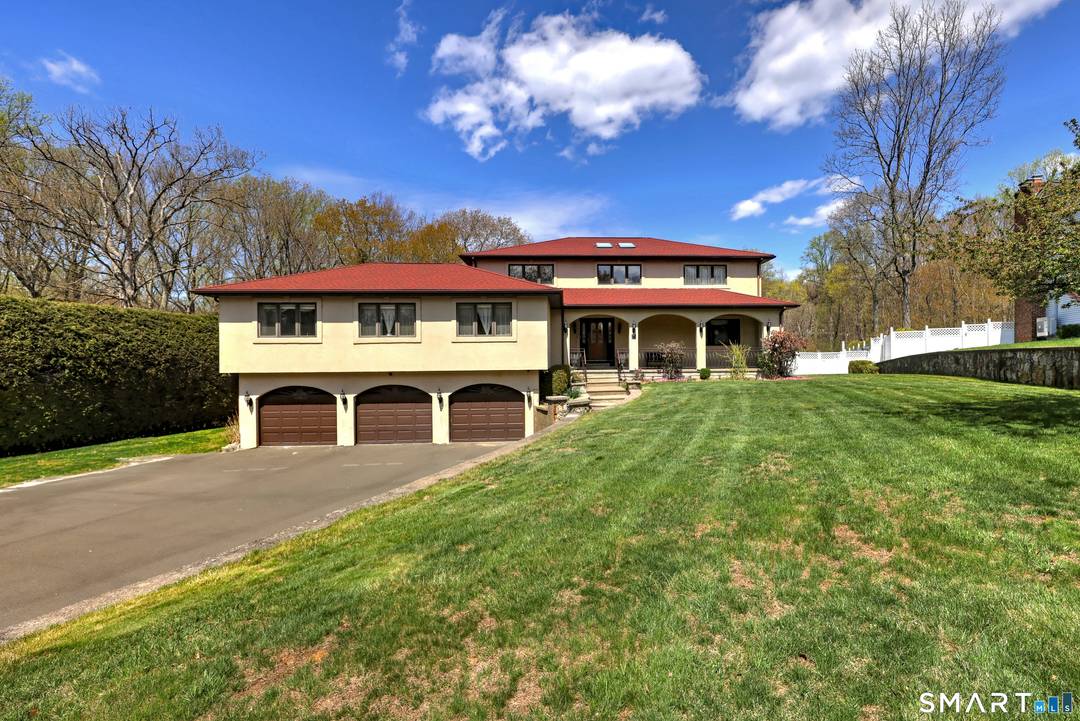 Hacienda Villa nestled on acre lot with micro vineyards, gardens and coy pond is destined to impress !
