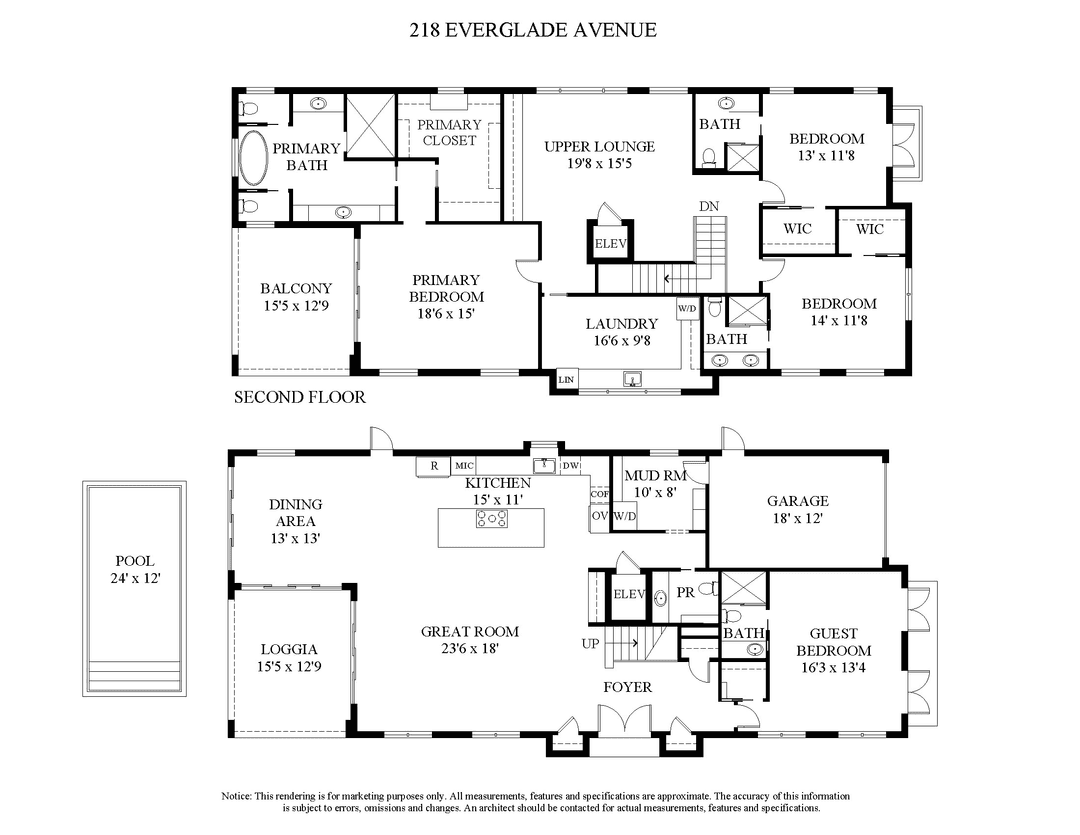 Stunning, newer construction designed by Patrick Seagraves, this light filled, open concept layout thoughtfully curated for modern living.