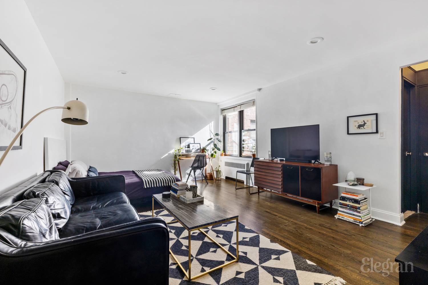 Perfectly set between Union Square and Washington Square Park, this beautifully updated studio at The Hamilton blends classic Village character with contemporary style.
