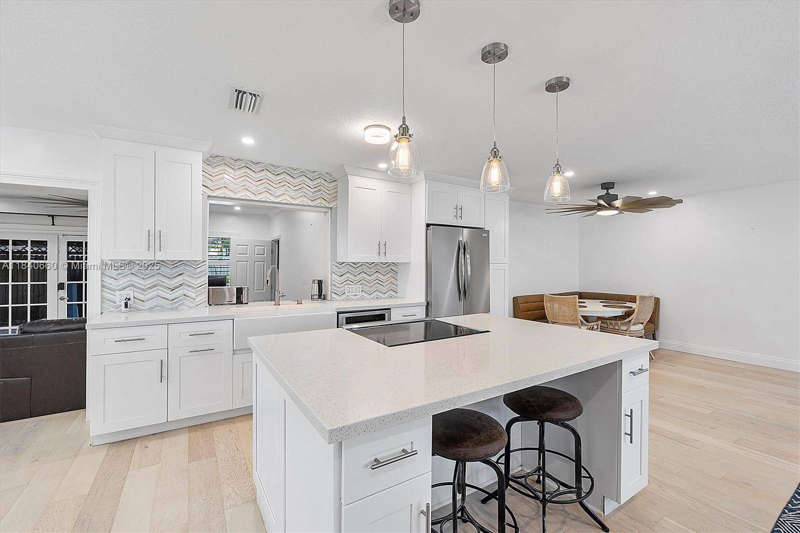 Modern comfort pool home with timeless design.