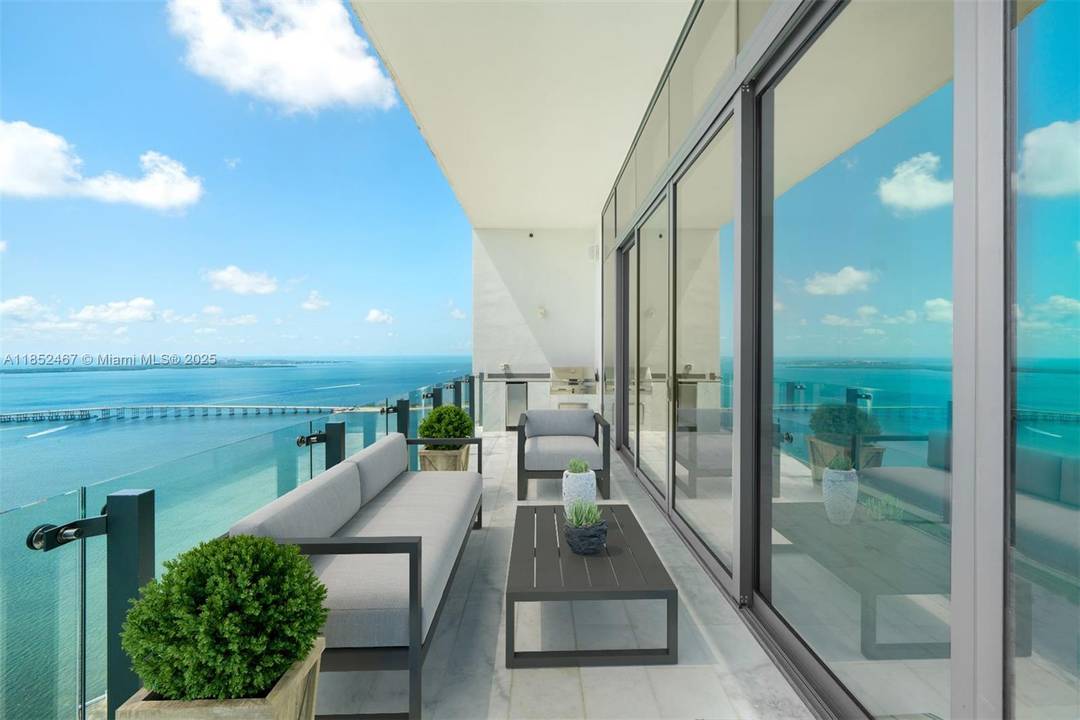 This meticulously designed 2, 069 SF lower penthouse at Echo Brickell epitomizes ultimate luxury living, with a spacious layout, 3 BD, 3.