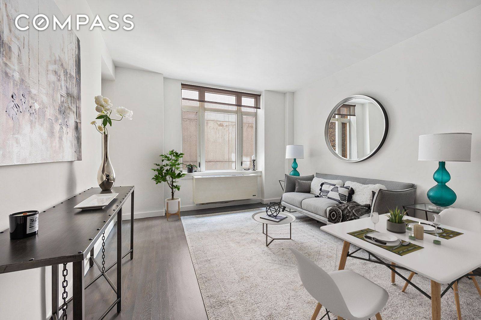 Welcome home to this lovely junior 1 bedroom condominium apartment with private balcony.