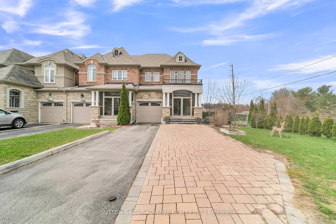 Situated in the highly sought after Westbrook community of Richmond Hill, this upgraded freehold end unit townhouse stands out with a rare 45 ft frontage and a premium lot backing ...