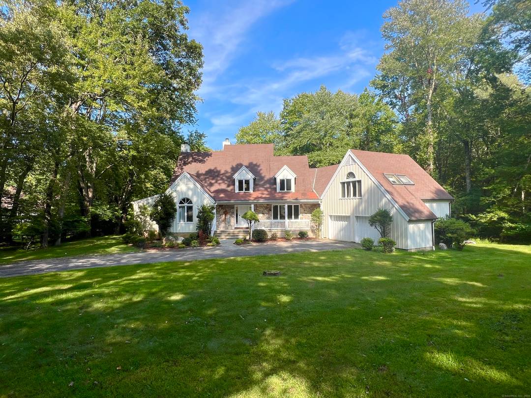 Come see this private North Stamford home beautifully situated on picturesque waterfront property and featuring open, airy rooms !
