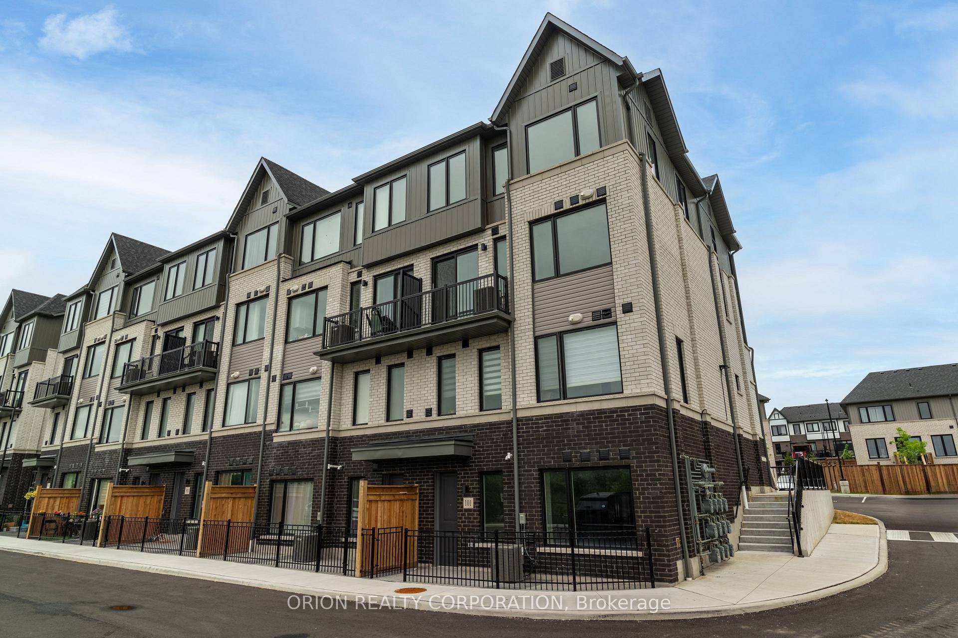 One level, bungalow style living.