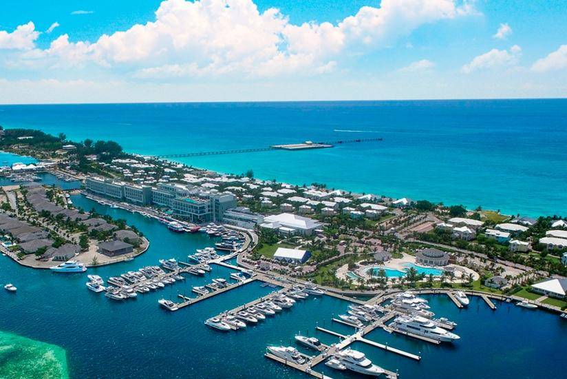 MEGA YACHT MARINA- BIMINI Dock Bimini