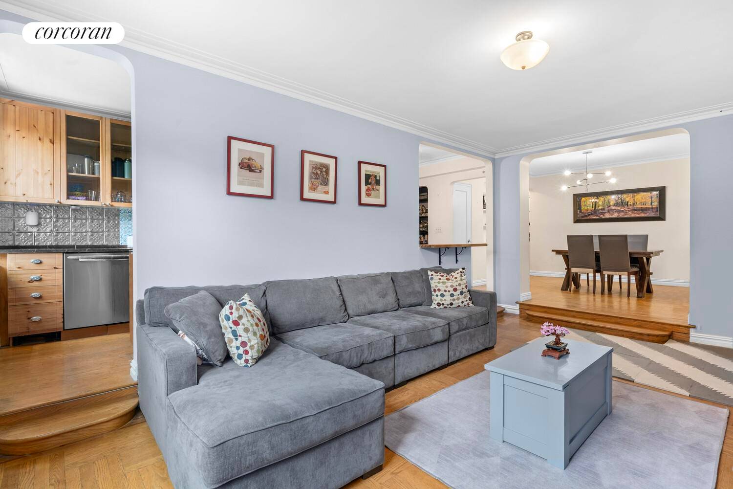 Welcome to this bright and elegant 2BR 2BA corner residence at 50 Park Terrace East.