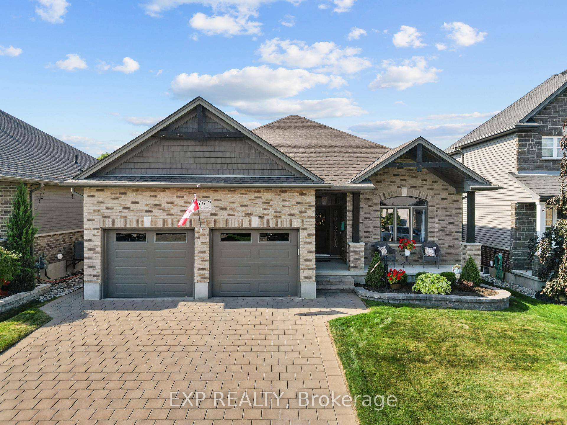 Welcome to 46 Collins Way, where luxury living meets an active lifestyle in the heart of Strathroy's most desirable golf course community.