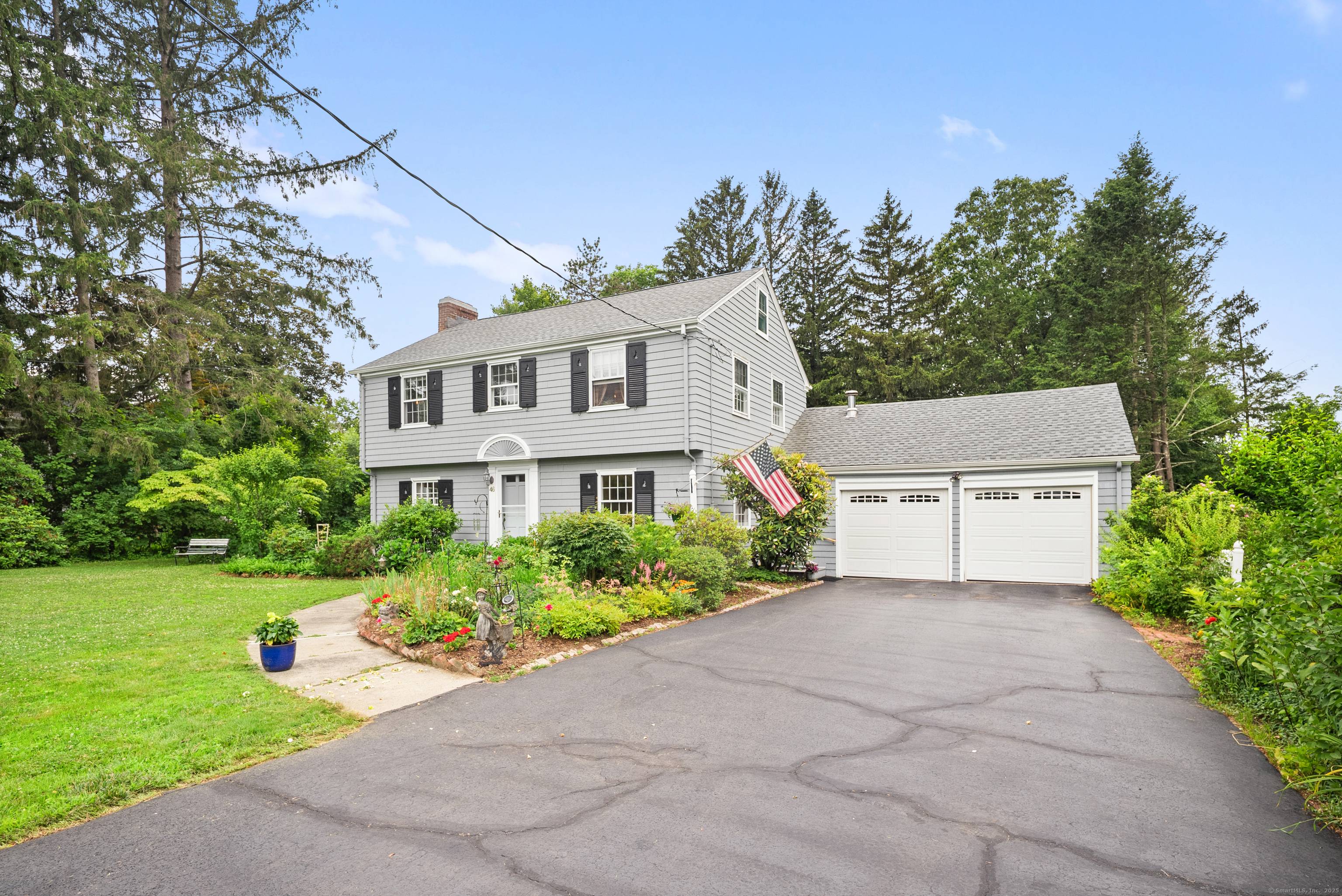 Beautiful Colonial with magnificent curb appeal, come see the Gorgeous Perennial Gardens that surround this 3 Bedroom, 1.