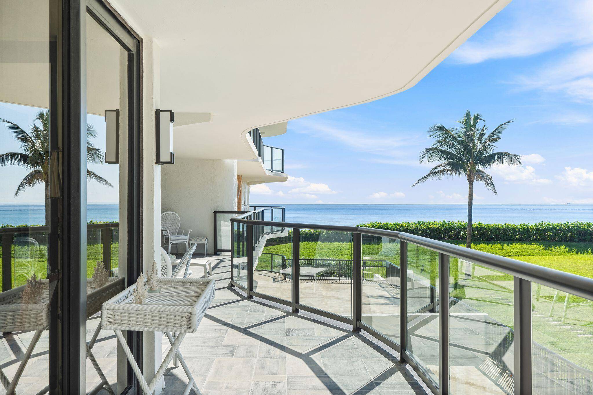 Beautiful open views to the ocean await in this perfectly placed unit at the Halcyon.