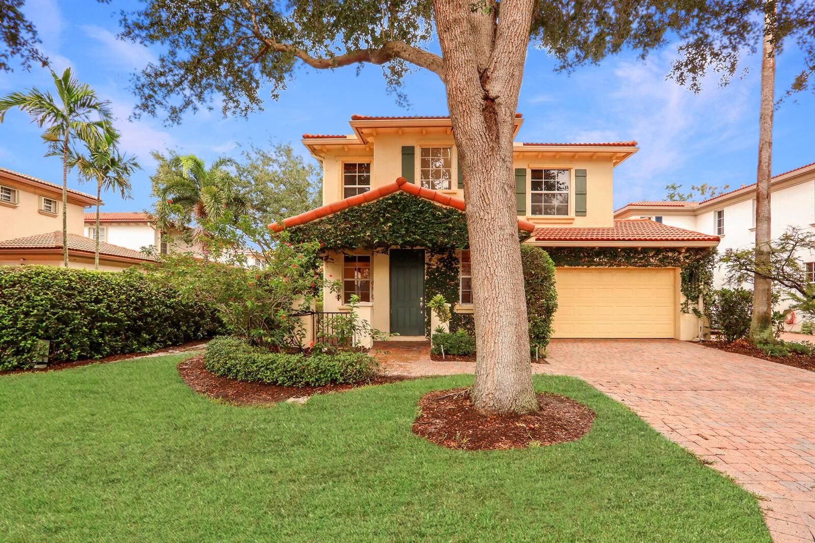 Beautiful 3 bedroom, 2. 5 bathroom Mediterranean style home now available in the desirable Evergrene community of Palm Beach Gardens.