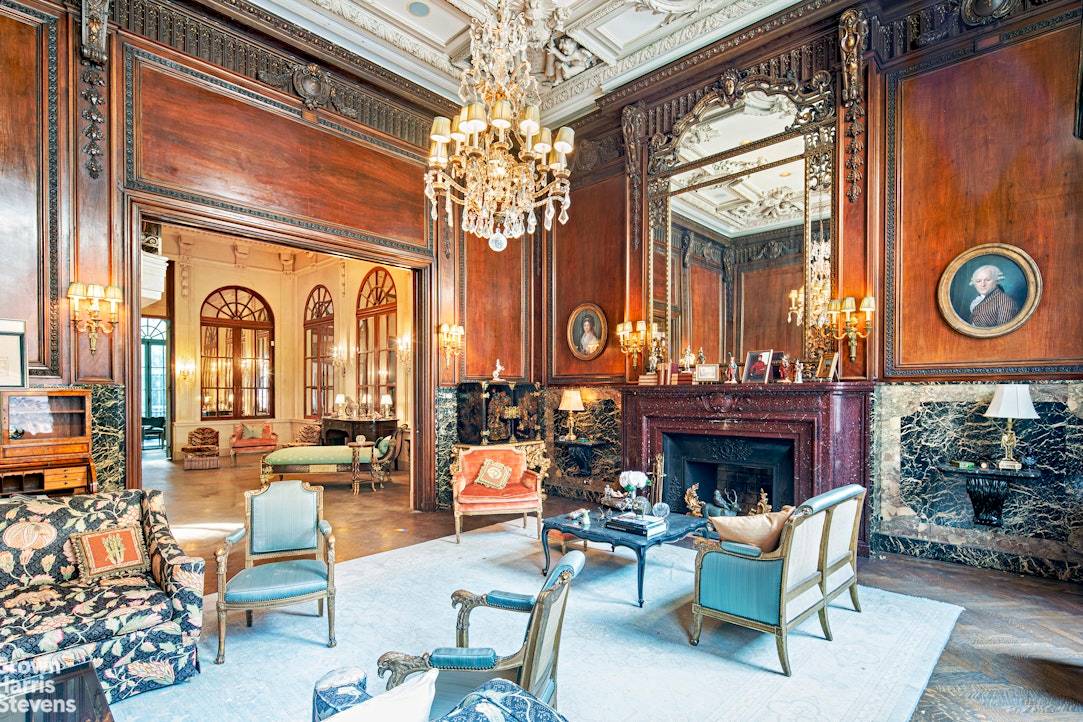 SPECTACULAR BEAUX ARTS LIMESTONE MANSION A Rare Opportunity to Acquire a 1901 Gilded Age Masterpiece Nestled just off Fifth Avenue's prestigious Gold Coast, this approximately 18, 000 square foot Beaux ...