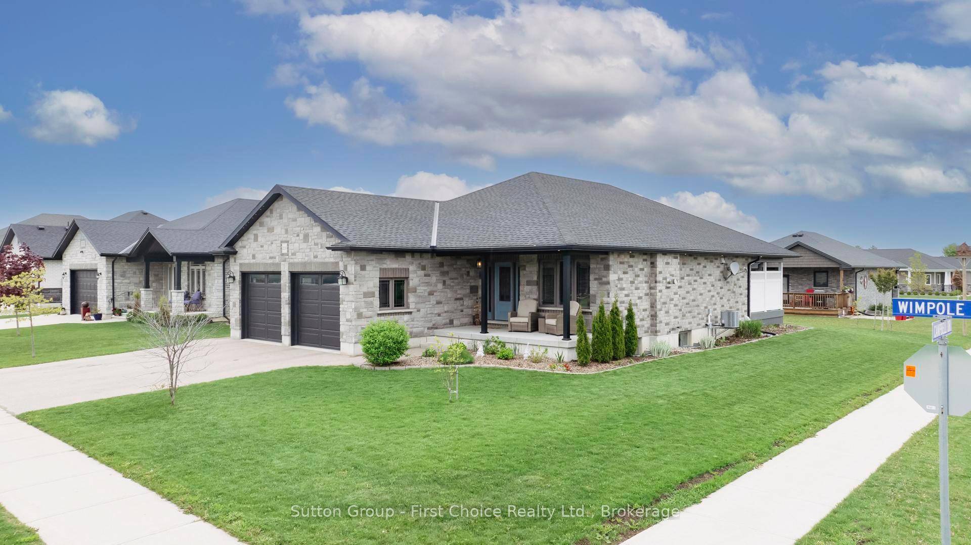 Nestled in a highly desirable neighbourhood just steps from a scenic golf course, this meticulously maintained 9 year old brick bungalow offers the perfect blend of luxury and comfort.