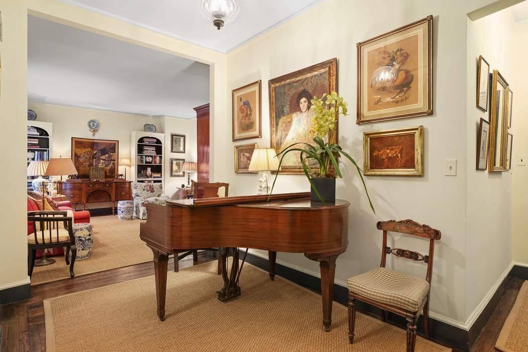 This exquisite 5 room residence, located on the 16th floor, is in pristine, move in condition and offers a captivating oblique glimpse of Central Park from the master bedroom.