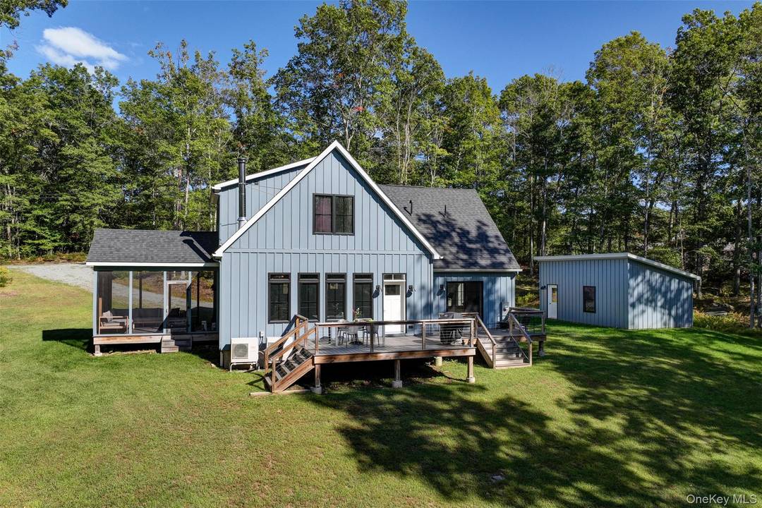 This 3 bedroom, 2. 5 bath residence sits on 10 private acres, ideally situated between the sweet river hamlets of Callicoon and Narrowsburg, NY.