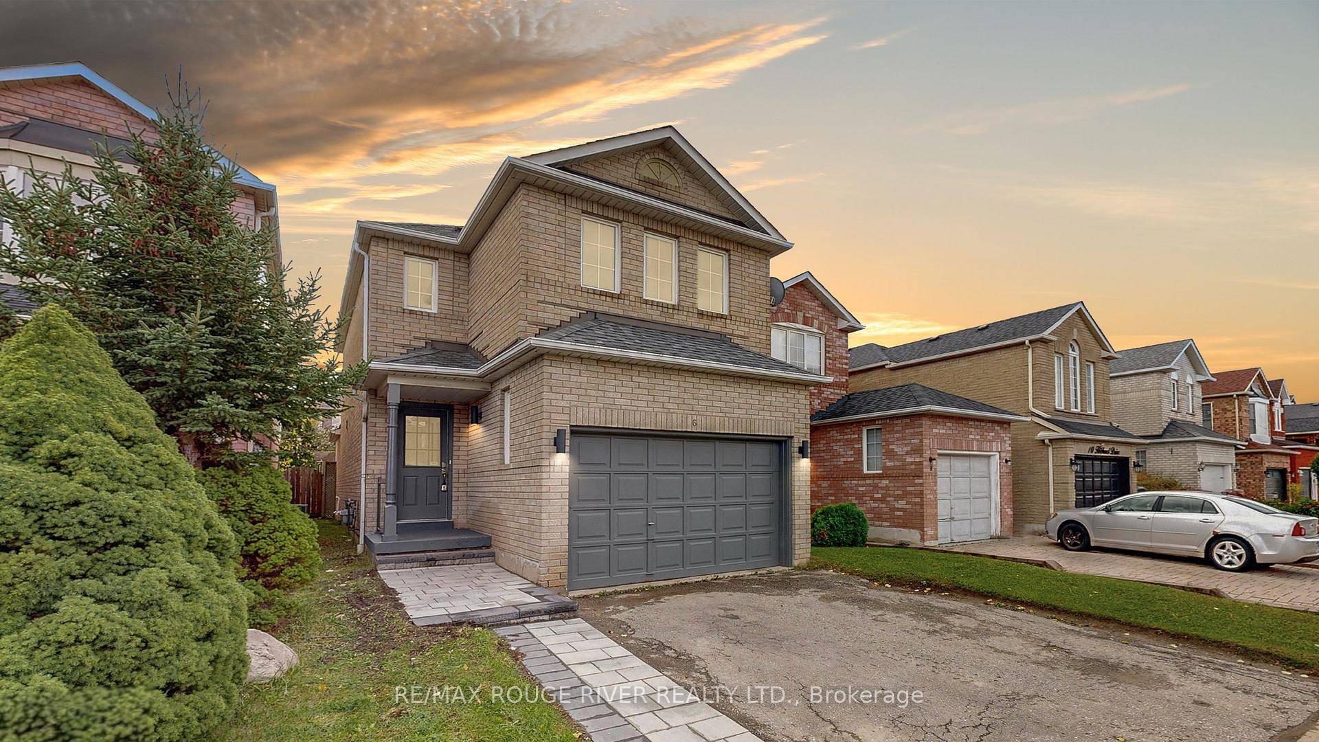 Opportunity Is Knocking Live In A Three Bedroom Detached Home In An Excellent Location Of Ajax Renovated Home New Flooring Freshly Painted New Stairs Quartz Countertop Stainless Steel Appliances Light ...