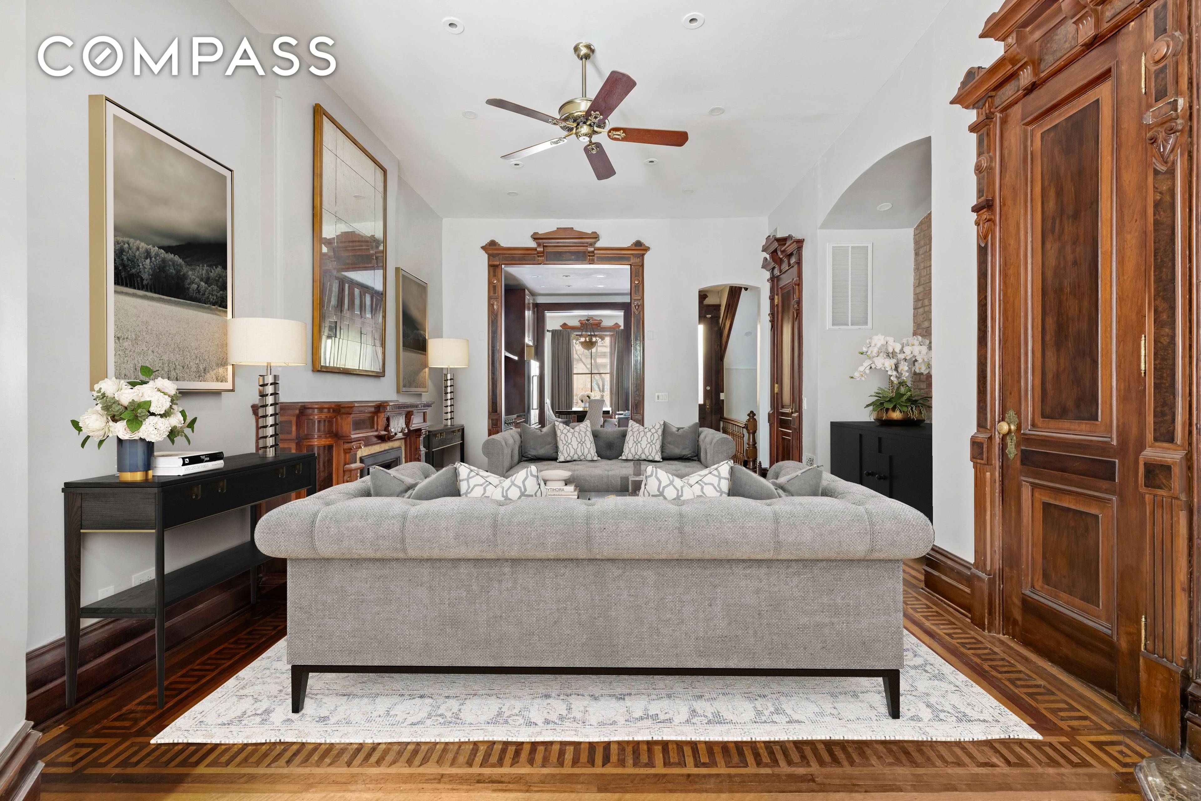 Discover timeless elegance in this stunning Harlem brownstone !