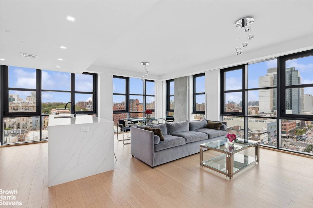 Penthouse 206 at Eleven Hancock is a bright, spacious, and meticulously designed 3 bedroom, 2.