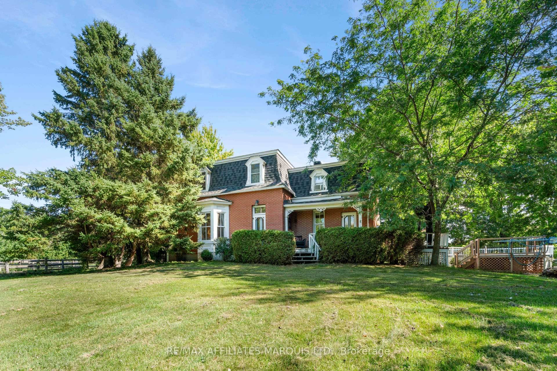 Horse Farm with Century Home on 10 Acres !