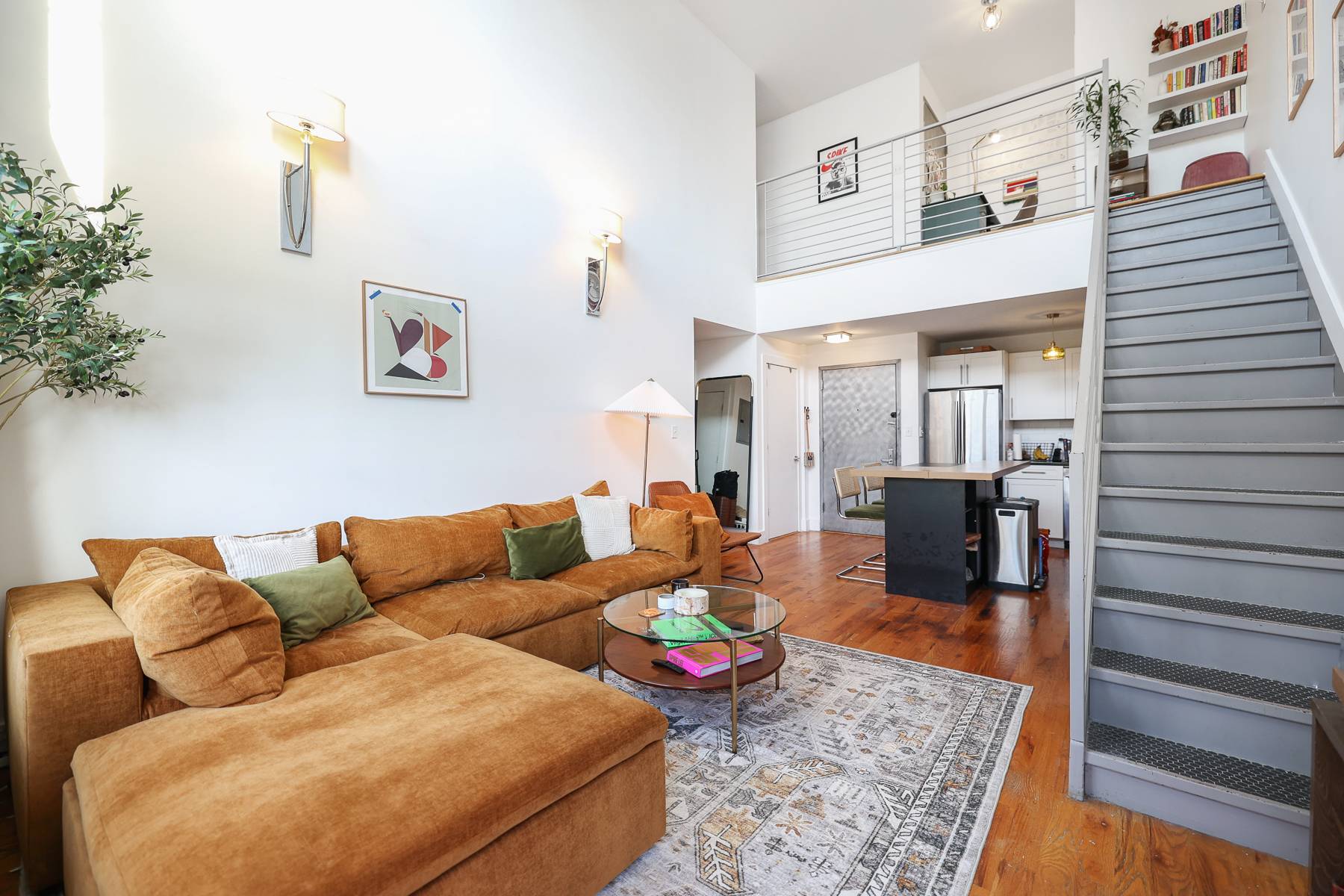 Welcome to this luxurious 2 bedroom 2 bathroom loft duplex in the heart of Bedstuy.