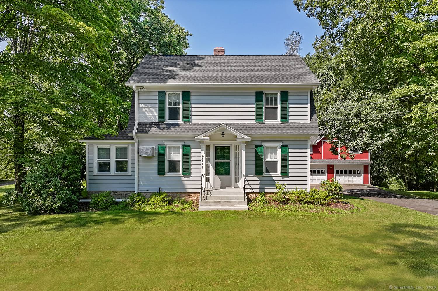 Greenfield Hill Colonial Home on 2 Acre Lot Great Potential This sweet colonial home has wonderful curb appeal.
