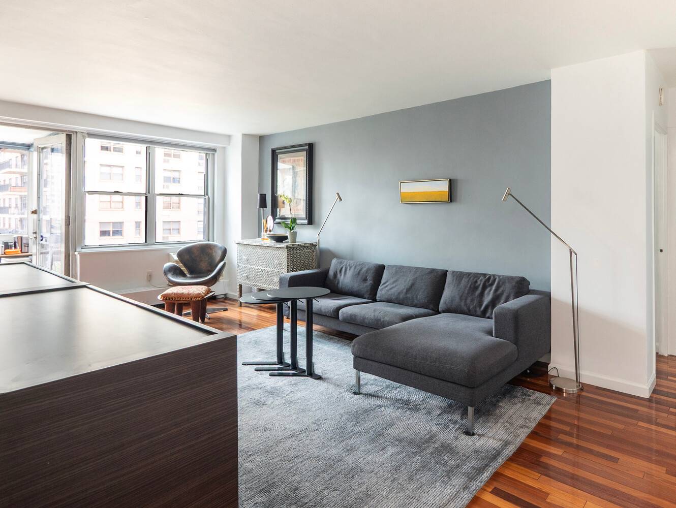 Welcome Home to This Quiet and Bright Renovated One Bedroom with Enclosed Balcony.