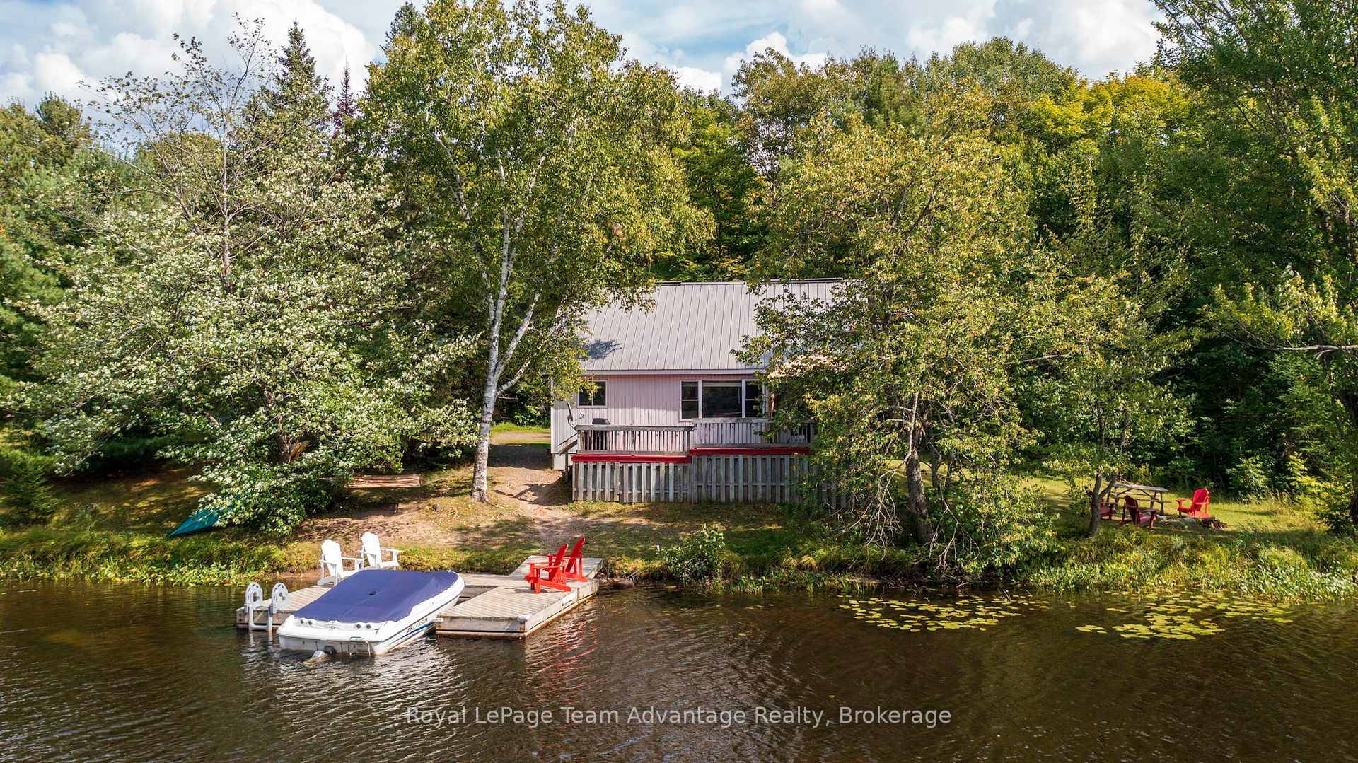 Fantastic opportunity to own a 4 bedroom, 1 bathroom cottage in the charming Village of McKellar on beautiful Grey Owl Lake.
